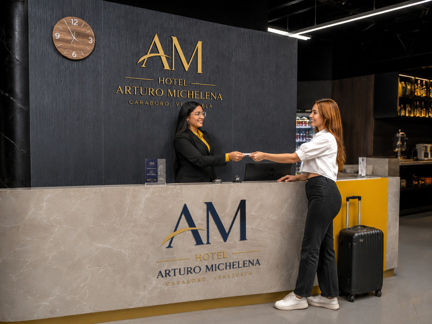 Conectividad y Wi-Fi en lobby de Hotel Arturo Michelena